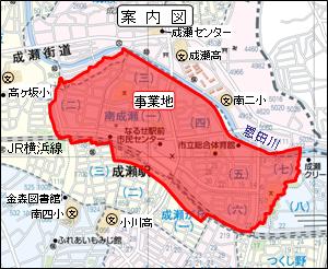 施行地区の案内図