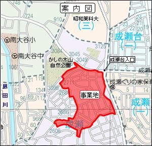 施行地区の案内図