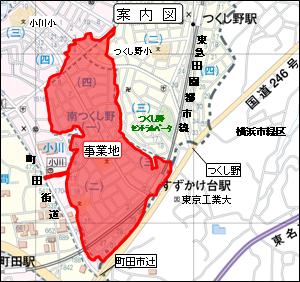 施行地区の案内図