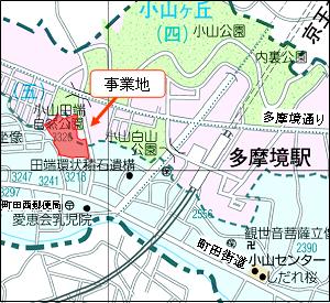 施行地区の案内図