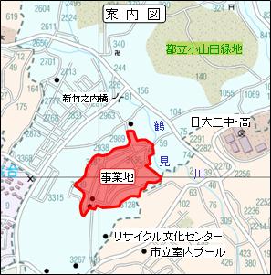 施行地区の案内図