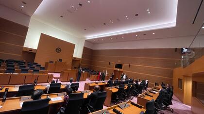 2025年度議場での発表の様子