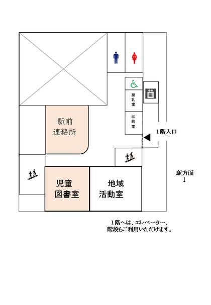 1階の平面図