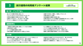 職員用AIエージェント試行運用レポート利用者アンケート（2）