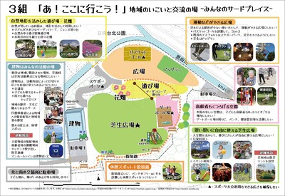 3組の活用プラン案の画像