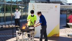東京2020パラリンピック聖火（まちだの火）採火式の写真
