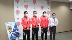 表敬訪問（パラリンピック5人制サッカー日本代表選手）の写真