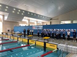 東京都市町村総合体育大会水泳競技の写真