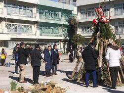 町田市青少年健全育成町田中央地区委員会どんど焼きの写真