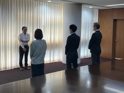 能登半島地震被災地支援出発式の写真