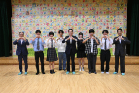 岸田首相視察受入れ（子どもセンターまあち）の写真