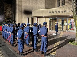 町田市消防団歳末特別警戒の写真