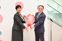 市長送別式の写真