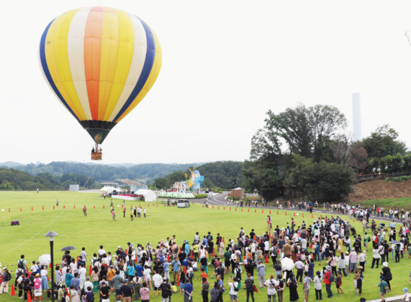 忠生スポーツ公園オープニングイベントの様子の写真